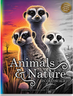 Animals & Nature coloring book